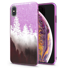 Lex Altern iPhone Glitter Case Northern Woods