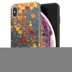 Lex Altern iPhone Glitter Case Autumn Leaves