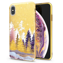 Lex Altern iPhone Glitter Case Colorful Woods