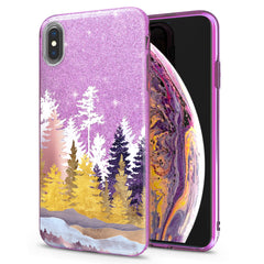 Lex Altern iPhone Glitter Case Colorful Woods