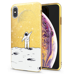 Lex Altern iPhone Glitter Case Spaceman