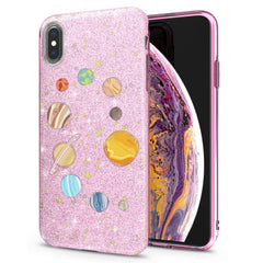 Lex Altern iPhone Glitter Case Parade of Planets