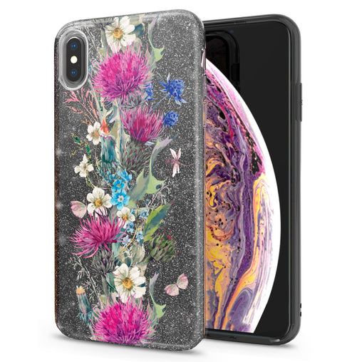 Lex Altern iPhone Glitter Case Wildflowers Bouquet