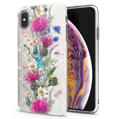 Lex Altern iPhone Glitter Case Wildflowers Bouquet