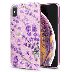 Lex Altern iPhone Glitter Case Awesome Lavenders