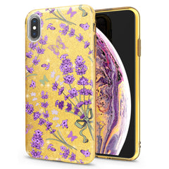 Lex Altern iPhone Glitter Case Awesome Lavenders