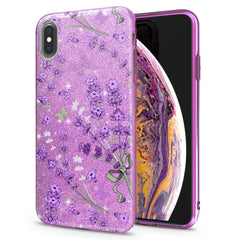 Lex Altern iPhone Glitter Case Awesome Lavenders