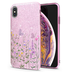 Lex Altern iPhone Glitter Case Tender Wildflowers Print