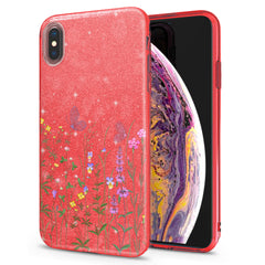 Lex Altern iPhone Glitter Case Tender Wildflowers Print