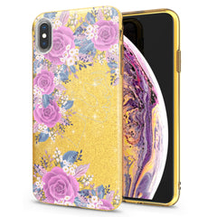 Lex Altern iPhone Glitter Case Floral Feminine Portrait