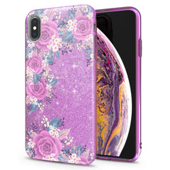 Lex Altern iPhone Glitter Case Floral Feminine Portrait