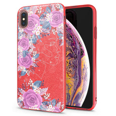 Lex Altern iPhone Glitter Case Floral Feminine Portrait