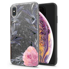 Lex Altern iPhone Glitter Case Pink Peony