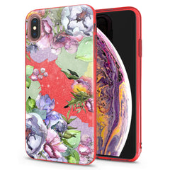 Lex Altern iPhone Glitter Case Watercolor Flowers