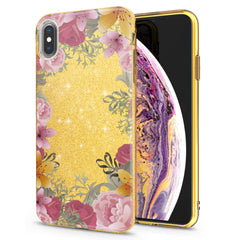 Lex Altern iPhone Glitter Case Pink Bouquet
