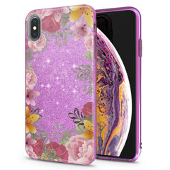 Lex Altern iPhone Glitter Case Pink Bouquet