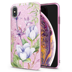 Lex Altern iPhone Glitter Case Spring Flowers