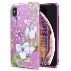 Lex Altern iPhone Glitter Case Spring Flowers