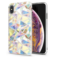 Lex Altern iPhone Glitter Case Rainbow Graphic Print