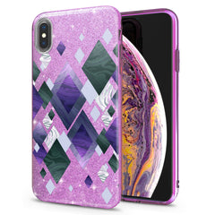 Lex Altern iPhone Glitter Case Colorful Rhombuses