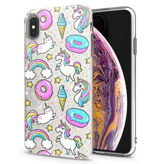 Lex Altern iPhone Glitter Case Unicorn Donut