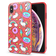 Lex Altern iPhone Glitter Case Unicorn Donut