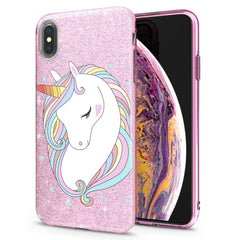 Lex Altern iPhone Glitter Case Cute Unicorn