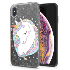 Lex Altern iPhone Glitter Case Cute Unicorn