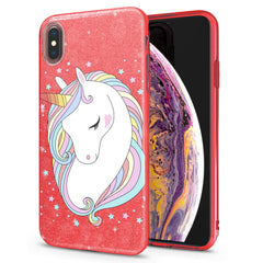 Lex Altern iPhone Glitter Case Cute Unicorn