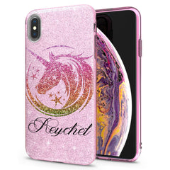 Lex Altern iPhone Glitter Case Pink Unicorn