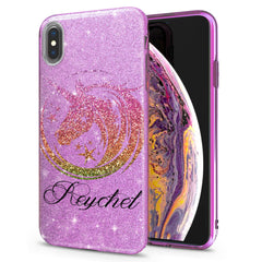 Lex Altern iPhone Glitter Case Pink Unicorn