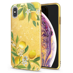 Lex Altern iPhone Glitter Case Juicy Lemons