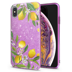 Lex Altern iPhone Glitter Case Juicy Lemons