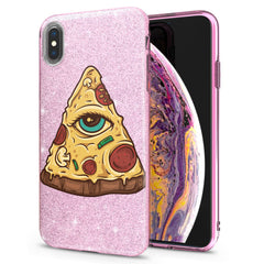 Lex Altern iPhone Glitter Case Eye Pizza