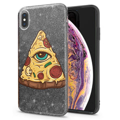 Lex Altern iPhone Glitter Case Eye Pizza