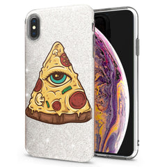 Lex Altern iPhone Glitter Case Eye Pizza