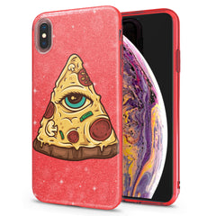 Lex Altern iPhone Glitter Case Eye Pizza