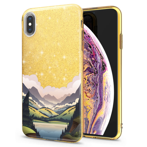 Lex Altern iPhone Glitter Case Nature Landscape