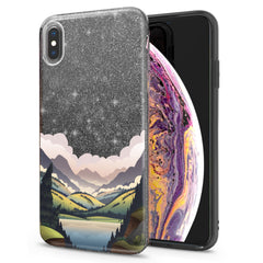 Lex Altern iPhone Glitter Case Nature Landscape