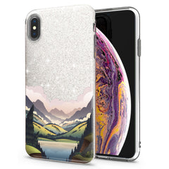 Lex Altern iPhone Glitter Case Nature Landscape