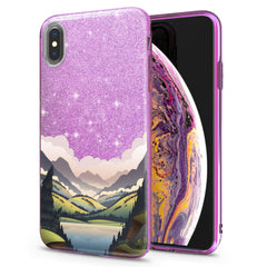 Lex Altern iPhone Glitter Case Nature Landscape