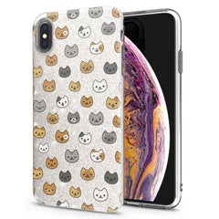 Lex Altern iPhone Glitter Case Cats Pattern