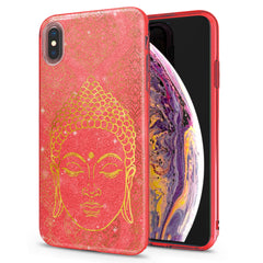 Lex Altern iPhone Glitter Case Golden Buddha