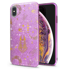 Lex Altern iPhone Glitter Case Golden Anubis