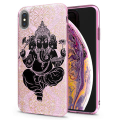 Lex Altern iPhone Glitter Case Black Ganesha