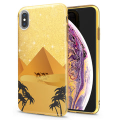 Lex Altern iPhone Glitter Case Egypt Pyramids