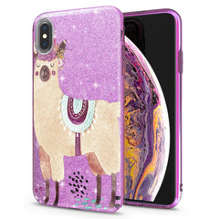 Lex Altern iPhone Glitter Case Pink Llama