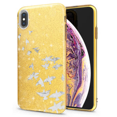 Lex Altern iPhone Glitter Case Flock of Doves