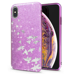 Lex Altern iPhone Glitter Case Flock of Doves