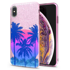 Lex Altern iPhone Glitter Case Tropical Landscape